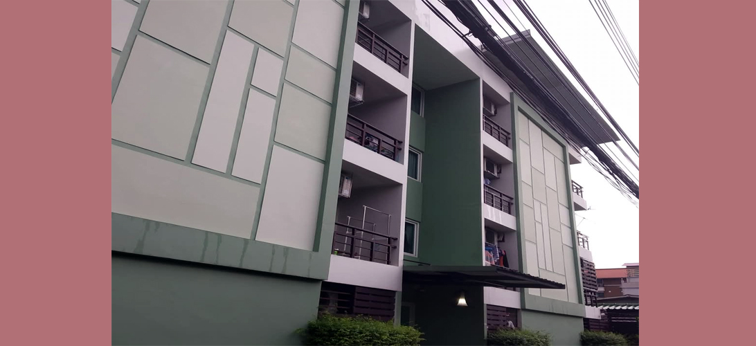 หอพัก ให้เช่า รถไฟฟ้าสายสีเหลืองสถานีศรีกรีฑา ทีพักรายเดือน ติดถนนใหญ่ ราคา4500 ใกล้แอร์พอร์ตลิงค์หัวหมาก