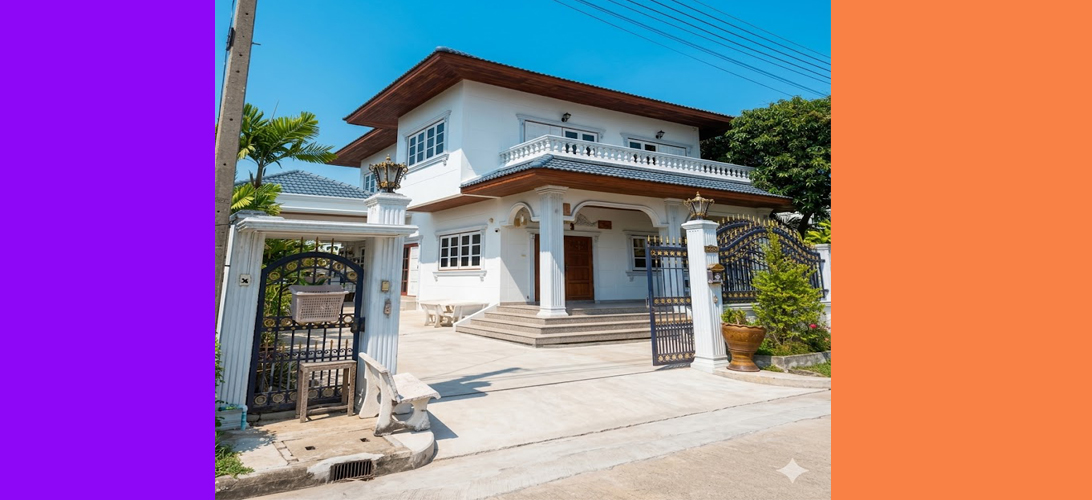ขาย บ้านเดี่ยว พื้นที่ใช้สอยเยอะ300ตรว ขายราคา8ล้าน คุ้มค่ากว่า หลังใหญ่81ตร.ว. มหาชัยเมืองทอง